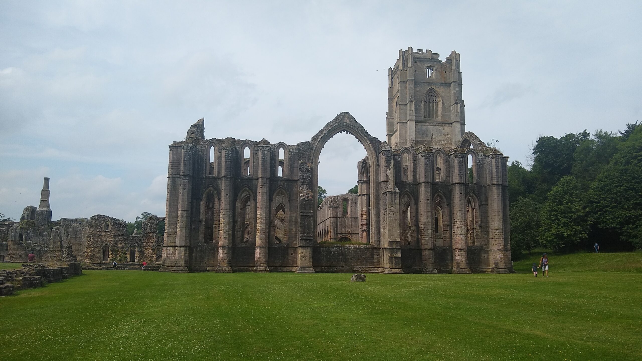 Fountains Abbey World heritage site and Studley royal water garden.